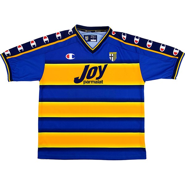 Tailandia Camiseta Parma Champion Primera Equipación Retro 2001 2002 Amarillo